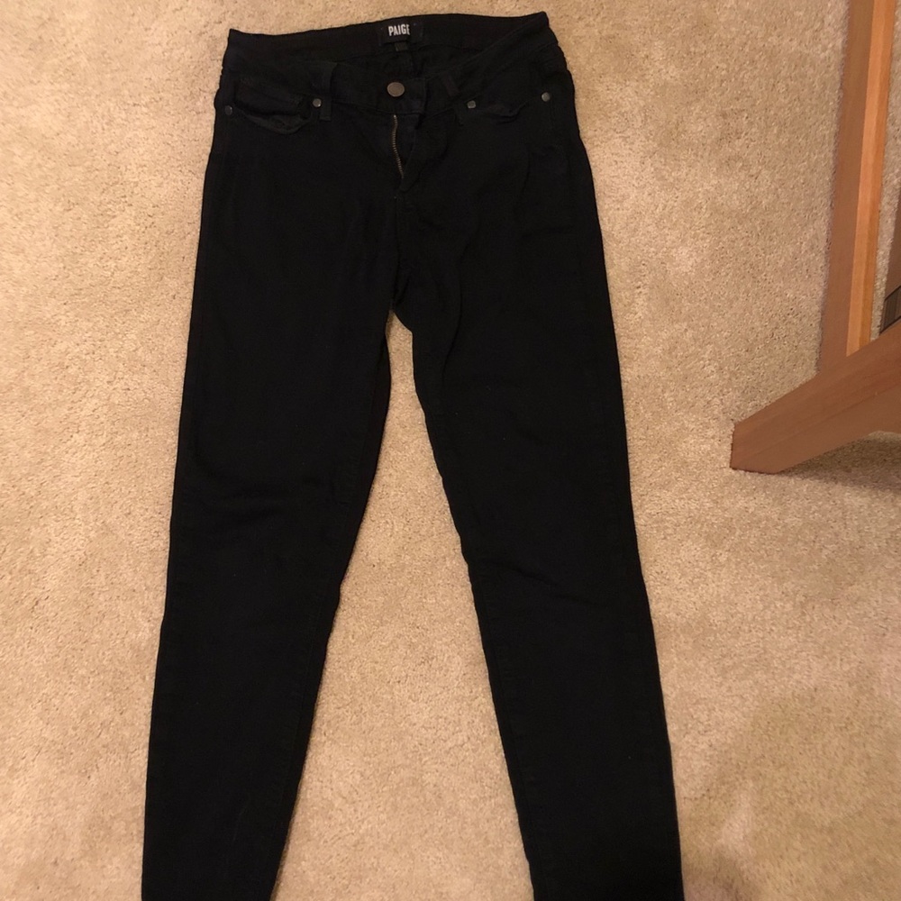 PAIGE Black skinny jeans